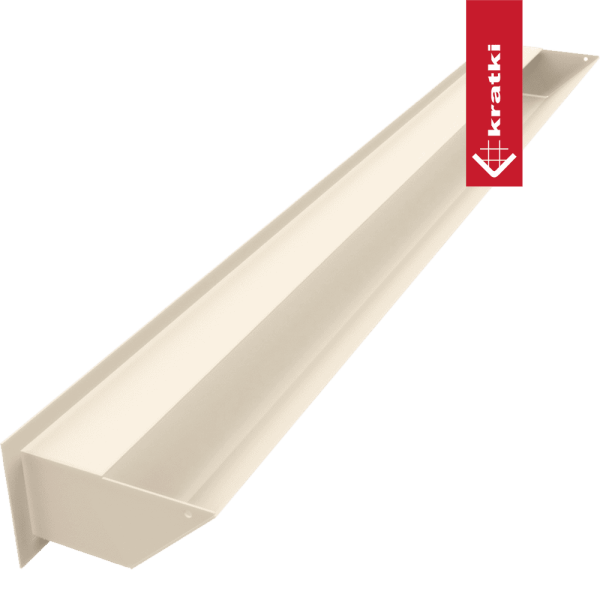 Kratka wentylacyjna kominkowa LUFT 9x100 kremowa Slim