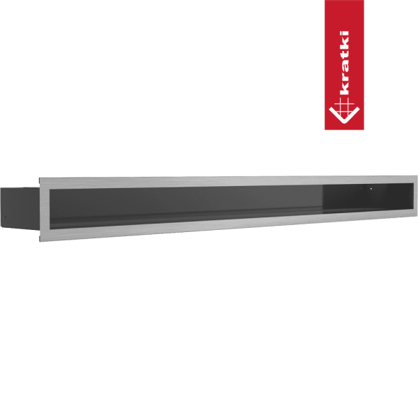 Kratka wentylacyjna kominkowa LUFT 9x100 szlifowana Slim