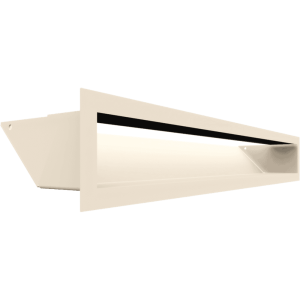Kratka wentylacyjna kominkowa LUFT 9x60 kremowa Slim