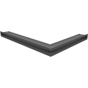 Kratka kominkowa LUFT lewy 76,6x54,7x6 grafit Slim