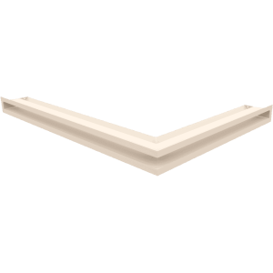 Kratka LUFT narożny lewy 76,6x54,7x6 kremowa Slim