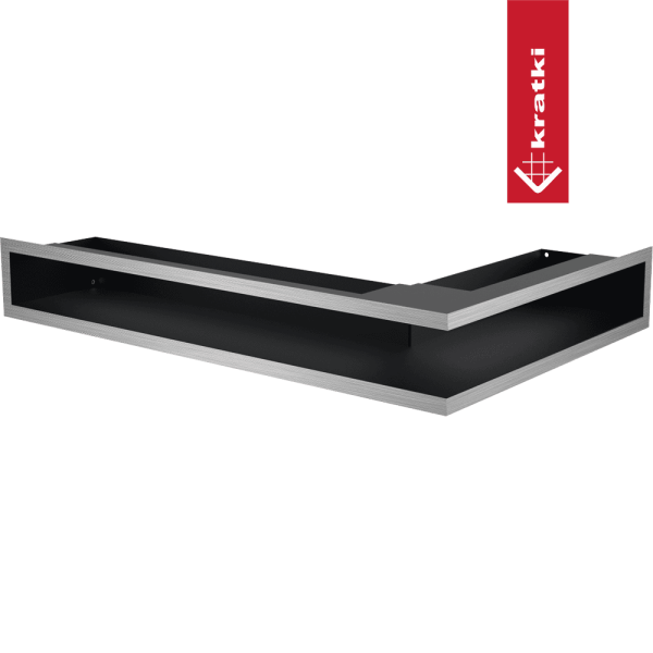 Kratka wentylacyjna narożna lewa 60x40x9 Slim