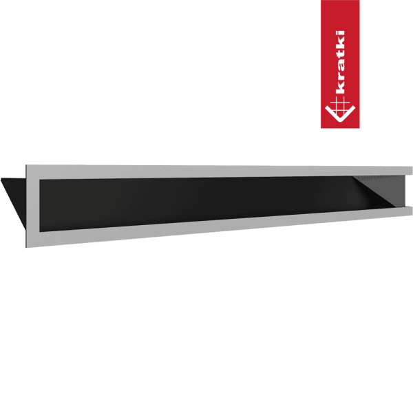 Kratka kominkowa LUFT lewy 80x40x9 szlifowana Slim