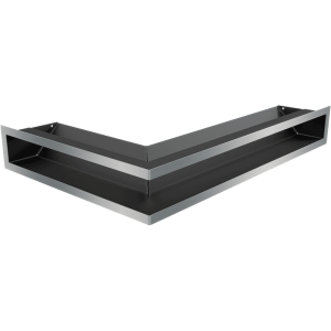 Kratka wentylacyjna kominkowa LUFT narożny prawy 40x60x9 szlifowana Slim