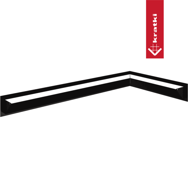 Kratka kominkowa LUFT prawy 40x80x9 szlif Slim