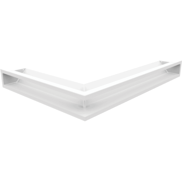 Kratka kominkowa LUFT prawy 54,7x76,6x9 biała Slim