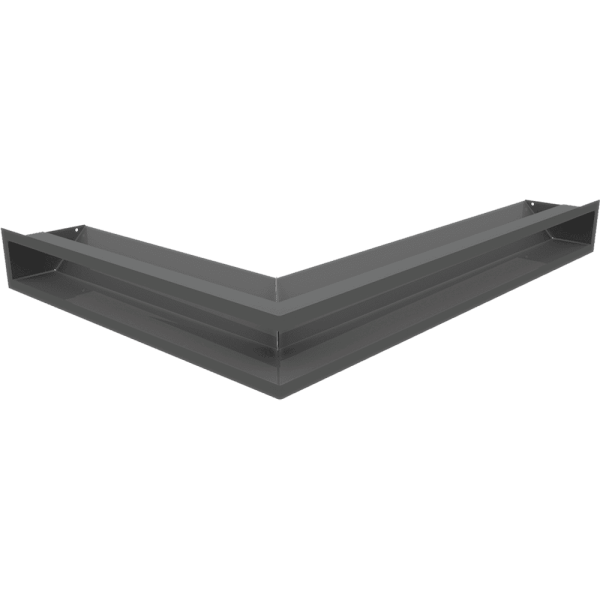 Kratka LUFT narożny prawy 54,7x76,6x9 grafit Slim