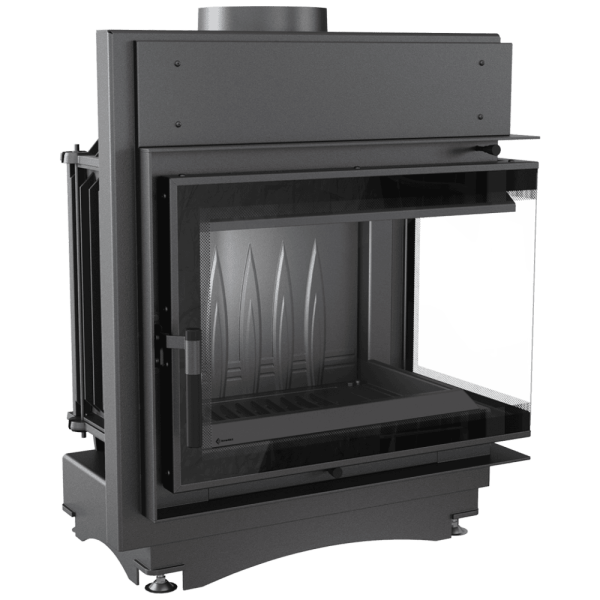 Kominek powietrzny żeliwny KRATKI MAJA DECO prawy BS 8 kW Ø 150