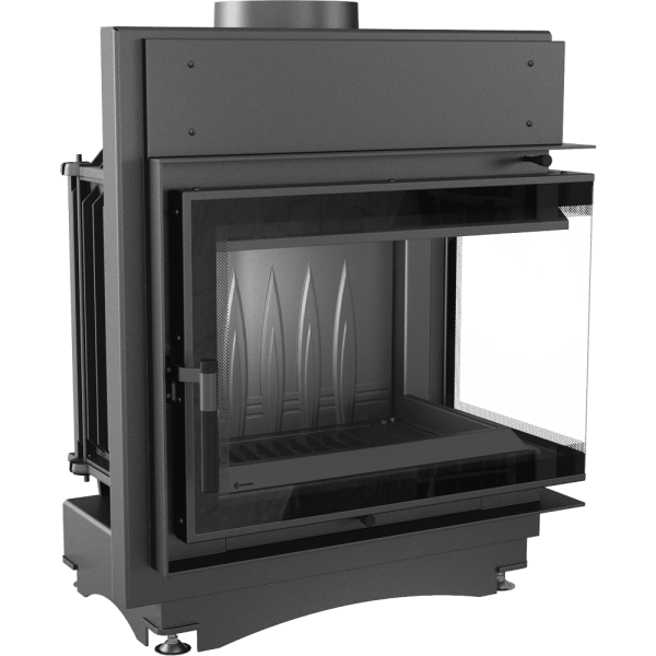 Kominek powietrzny żeliwny KRATKI MAJA DECO prawy BS 8 kW Ø 200