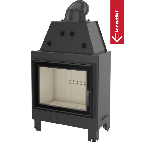 Kominek powietrzny stalowy KRATKI MBA 17 kW Ø 200