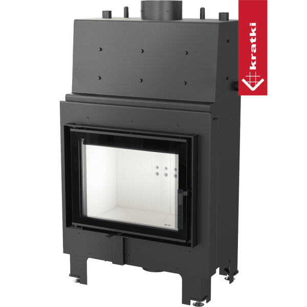 Kominek z płaszczem wodnym KRATKI MBM 12 kW Ø 180
