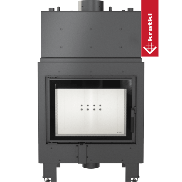 Kominek z płaszczem wodnym KRATKI MBM 12 kW Ø 180