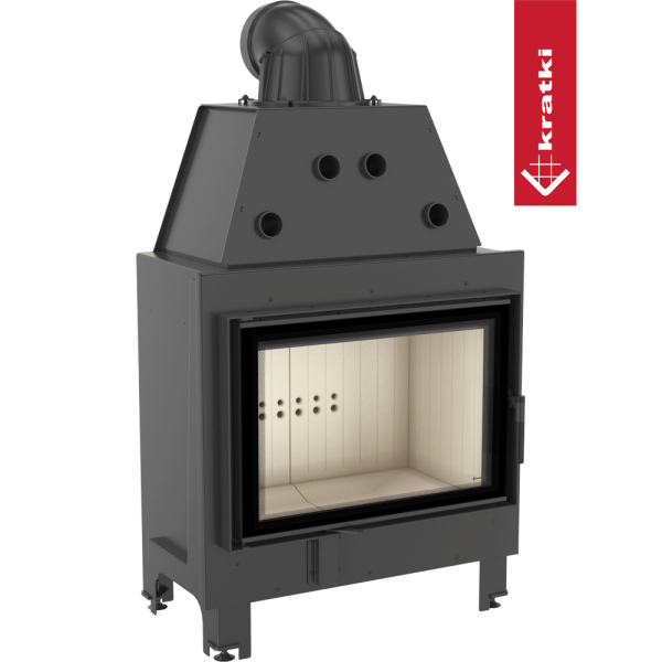 Kominek powietrzny stalowy KRATKI MBO 15 kW Ø 200