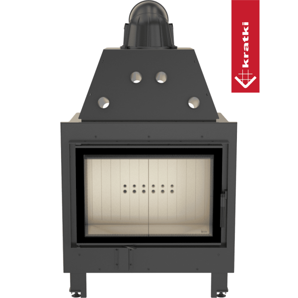 Kominek powietrzny stalowy KRATKI MBO 15 kW Ø 200