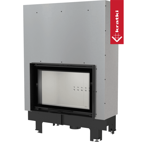 Kominek z płaszczem wodnym KRATKI MBO 15 kW Ø 200 gilotyna