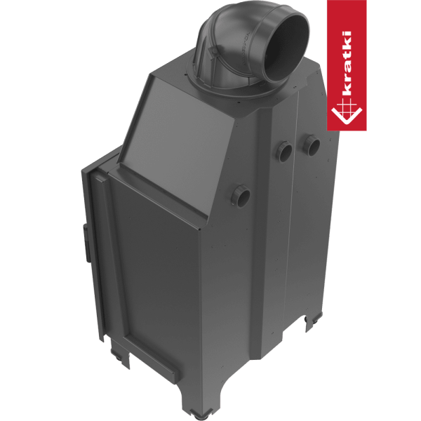 Kominek powietrzny stalowy KRATKI MBZ 13 kW Ø 200
