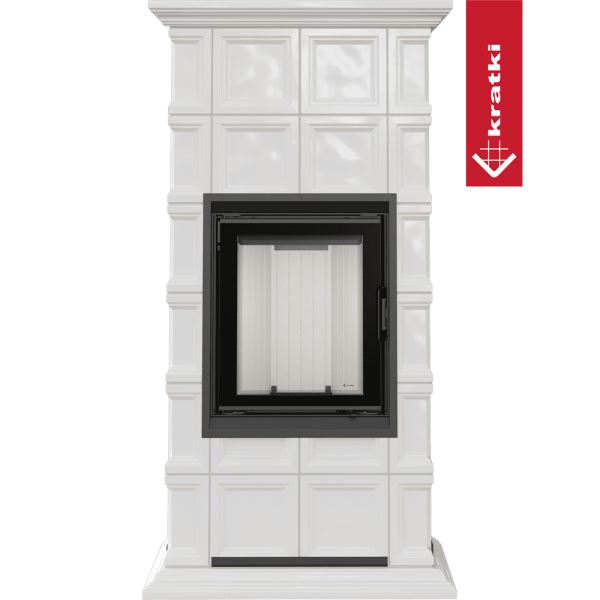Kominek powietrzny stalowy KRATKI NADIA MILANO 7 kW Ø 200