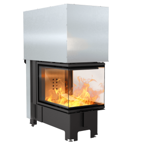 Kominek powietrzny stalowy NBU 500/700 11 kW Ø 200 Gilotyna z domykaniem