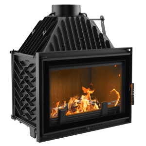 Kominek powietrzny żeliwny KRATKI OLIWIA DECO 16 kW Ø 200
