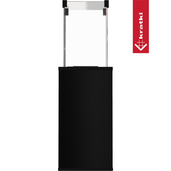 Ogrzewacz gazowy Patio spiek Nero Assoluto sterowanie automatyczne 8,2 kW