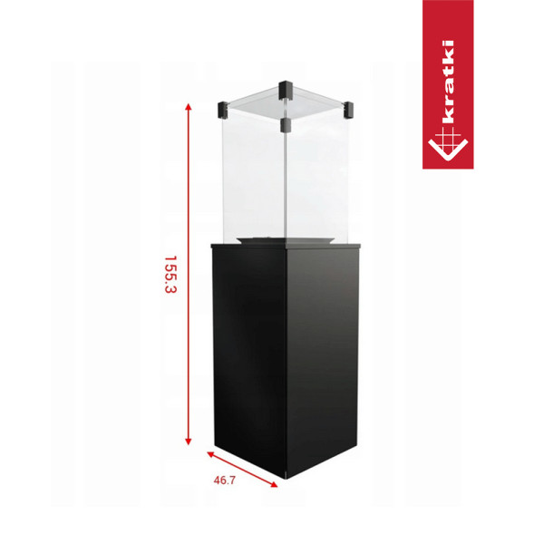 Ogrzewacz gazowy Patio stalowy sterowanie automatyczne 8,2 kW