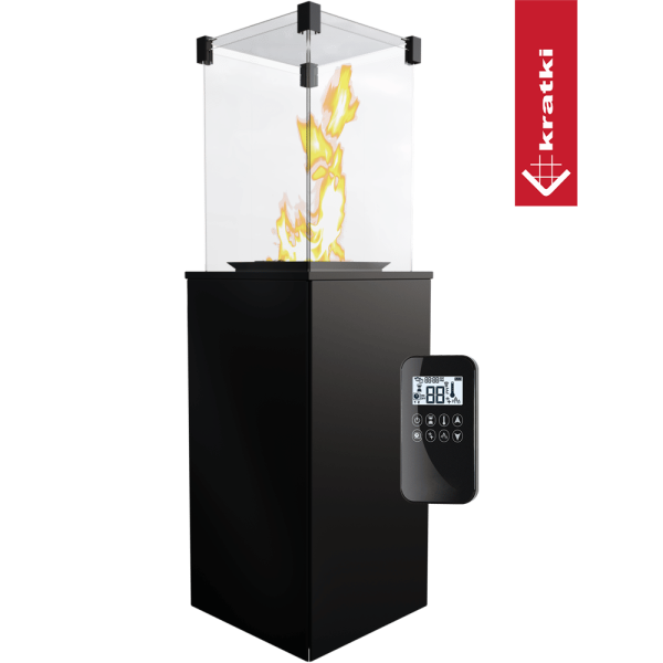 Ogrzewacz gazowy Patio stalowy sterowanie automatyczne 8,2 kW