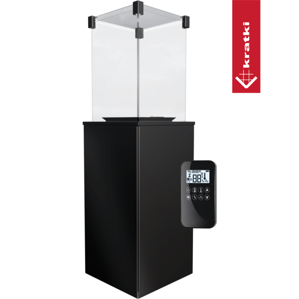 Ogrzewacz gazowy Patio stalowy sterowanie automatyczne 8,2 kW
