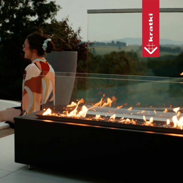 Ogrzewacz gazowy Patio Horizontal sterowanie automatyczne 17,5 kW
