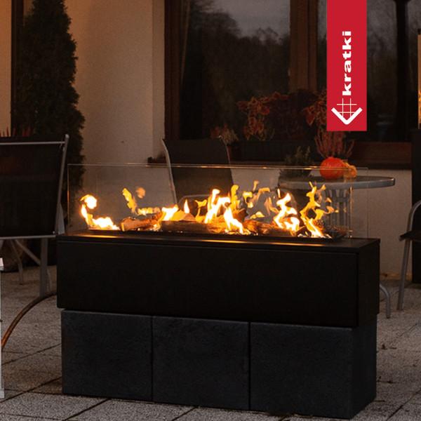 Ogrzewacz gazowy Patio Horizontal sterowanie automatyczne 17,5 kW