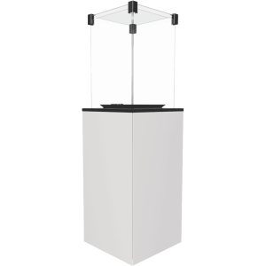 Ogrzewacz gazowy Patio panel szklany biały sterowanie manualne 8,2 kW