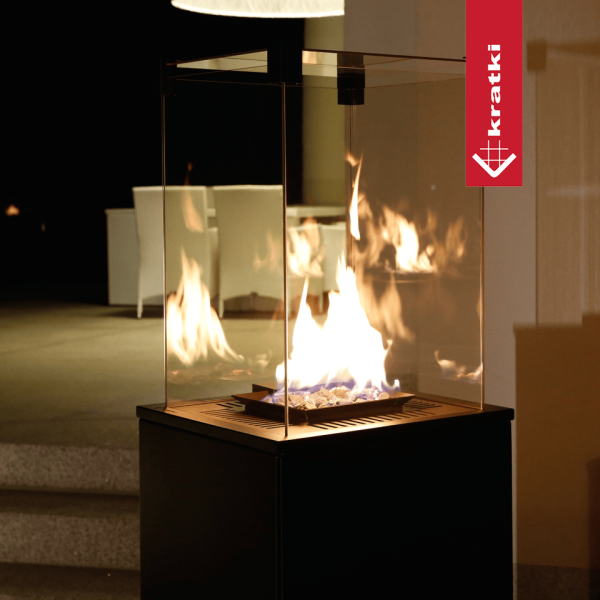 Ogrzewacz gazowy Patio stalowy sterowanie manualne 8,2 kW