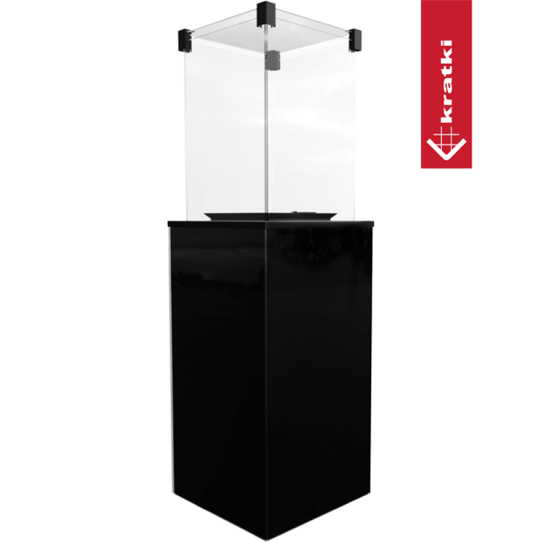 Ogrzewacz gazowy Patio panel szklany sterowanie manualne 8,2 kW