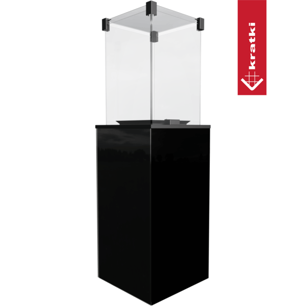 Ogrzewacz gazowy Patio panel szklany sterowanie manualne 8,2 kW