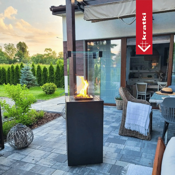 Ogrzewacz gazowy Patio Mini sterowanie automatyczne 8,2 kW