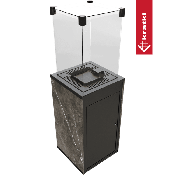 Ogrzewacz Patio spiek Nat Pietr Grey pilot 8,2 kW