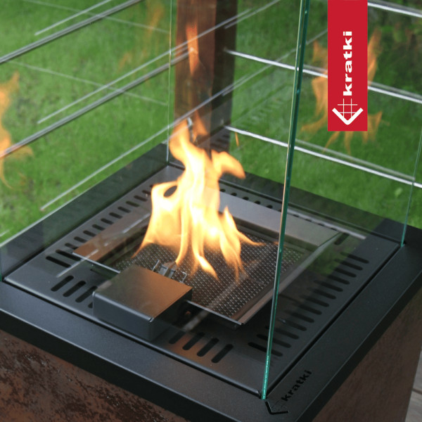 Ogrzewacz gazowy Patio Mini spiek Oxide Moro sterowanie automatyczne 8,2 kW