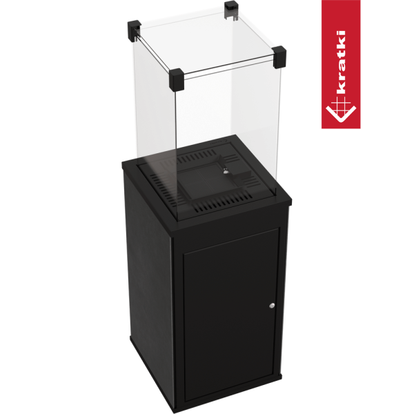 Ogrzewacz gazowy Patio Mini spiek Blend Nero sterowanie automatyczne 8,2 kW