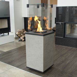 Ogrzewacz gazowy Patio Mini spiek Oxide Grigio sterowanie automatyczne 8,2 kW