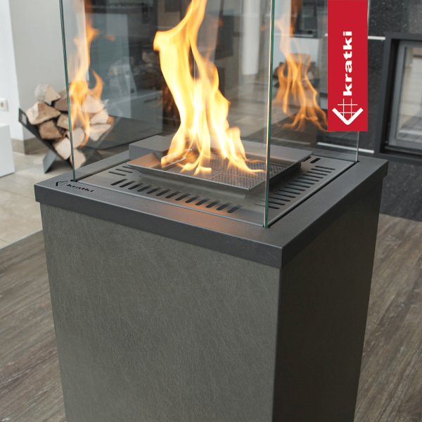 Ogrzewacz gazowy Patio Mini spiek Seta Liquorice 8,2 kW