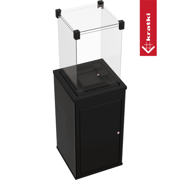 Ogrzewacz gazowy Patio Mini spiek Blend Nero sterowanie automatyczne 8,2 kW