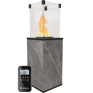 Ogrzewacz gazowy Patio Mini spiek Nat Pietr Grey sterowanie automatyczne 8,2 kW