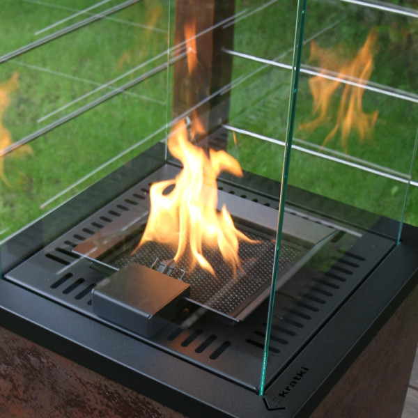 Ogrzewacz gazowy Patio Mini spiek Oxide Moro sterowanie automatyczne 8,2 kW