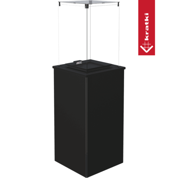 Ogrzewacz gazowy PATIO MINI stalowy + biokominek TANGO/1 czarny GRATIS