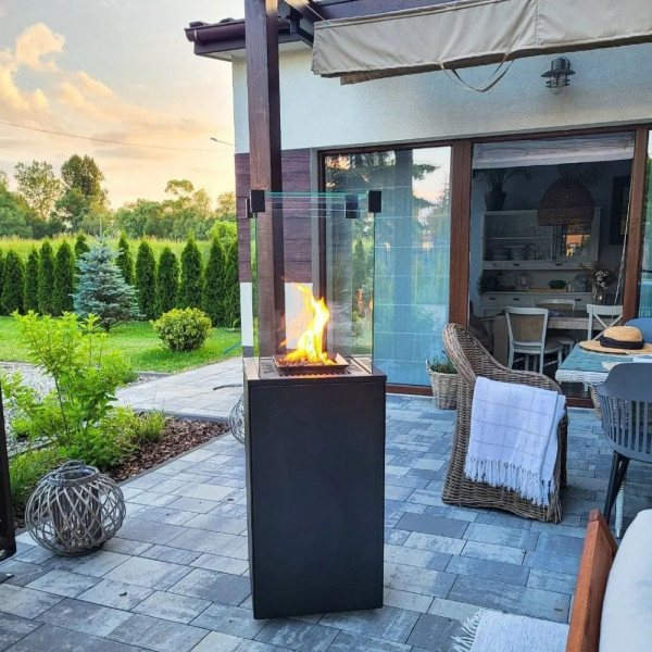Ogrzewacz gazowy Patio Mini stalowy sterowanie manualne 8,2 kW