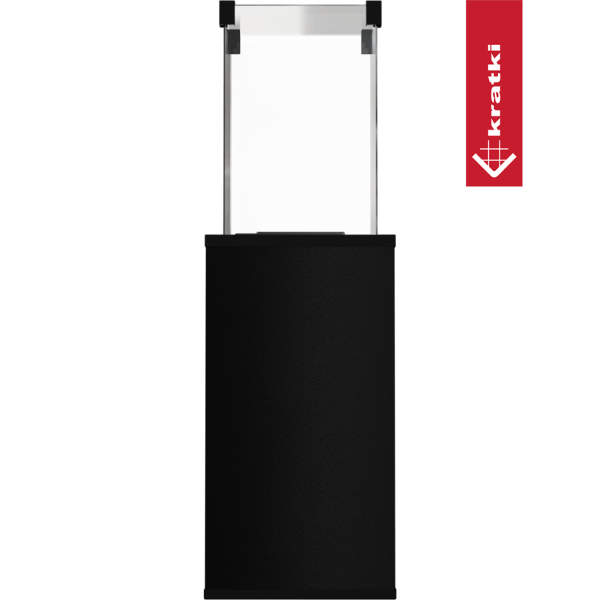 Ogrzewacz gazowy Patio Mini spiek Nero Assoluto sterowanie manualne 8,2 kW