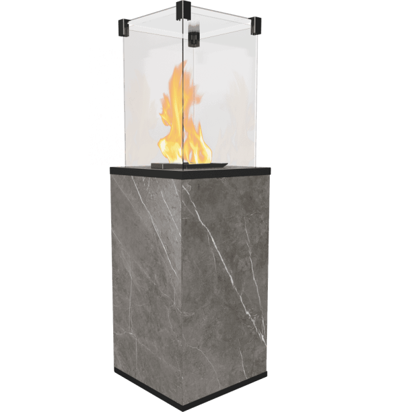 Ogrzewacz gazowy Patio Mini spiek Natur Piet Grey sterowanie manualne 8,2 kW