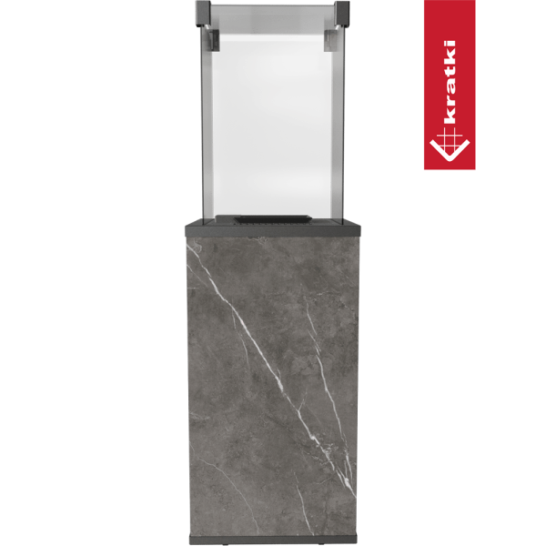 Ogrzewacz gazowy Patio Mini spiek Natur Piet Grey sterowanie manualne 8,2 kW