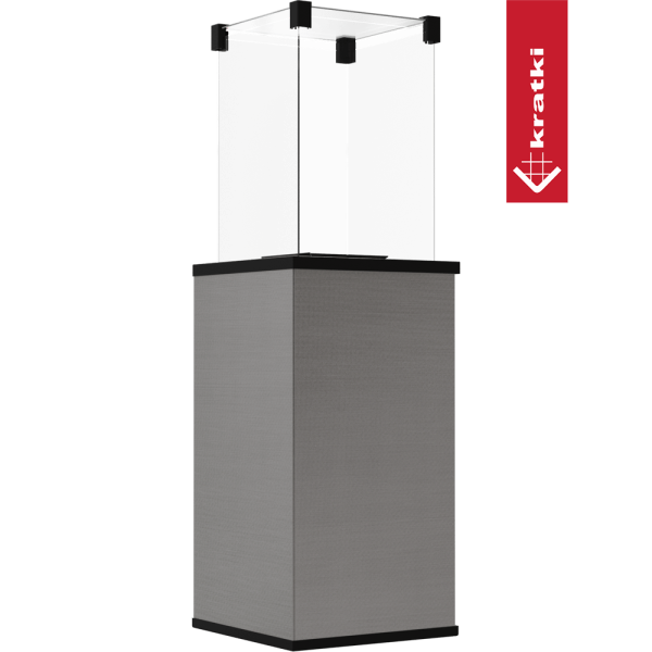 Ogrzewacz gazowy Patio Mini spiek Filo Argento sterowanie manualne 8,2 kW