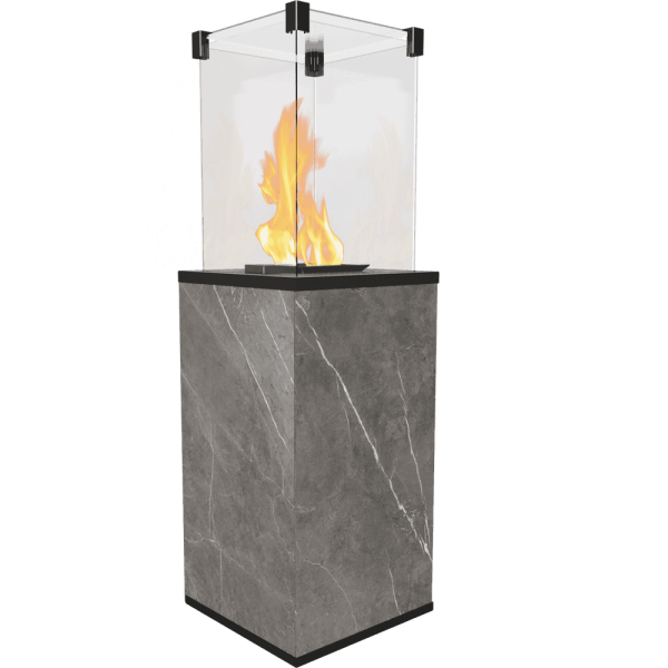 Ogrzewacz gazowy Patio Mini spiek Natur Piet Grey sterowanie manualne 8,2 kW