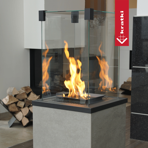 Ogrzewacz gazowy Patio Mini spiek Oxide Grigio sterowanie manualne 8,2 kW